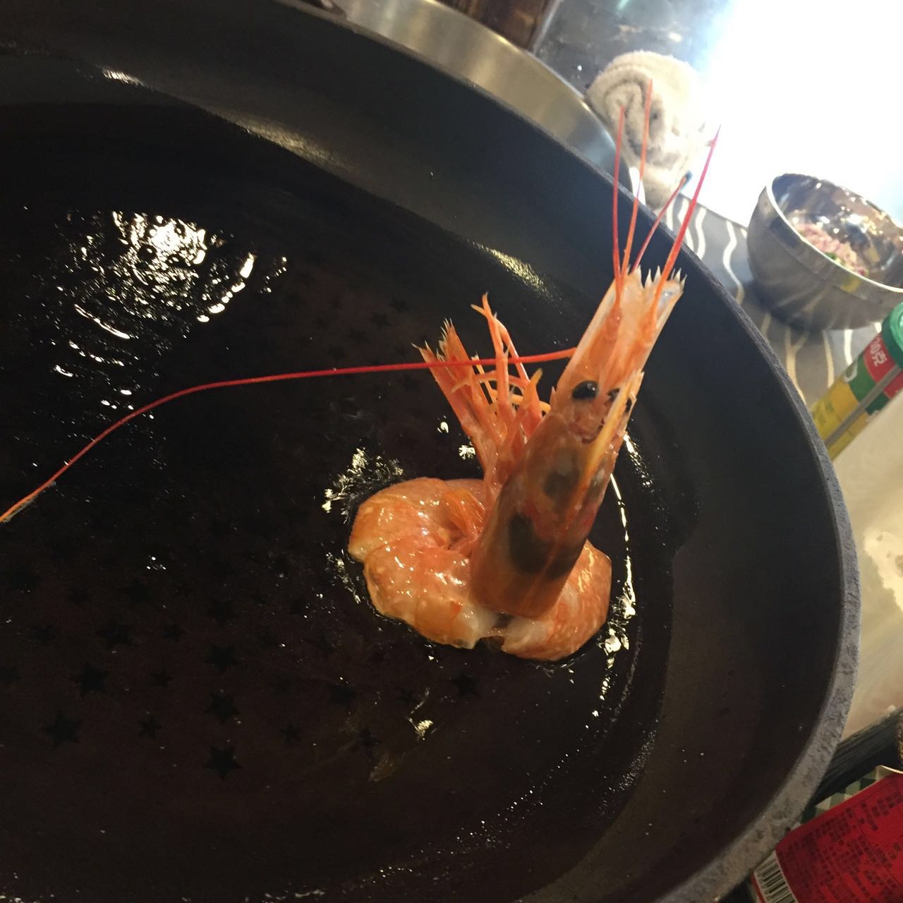 香煎阿根廷红虾的做法 步骤4