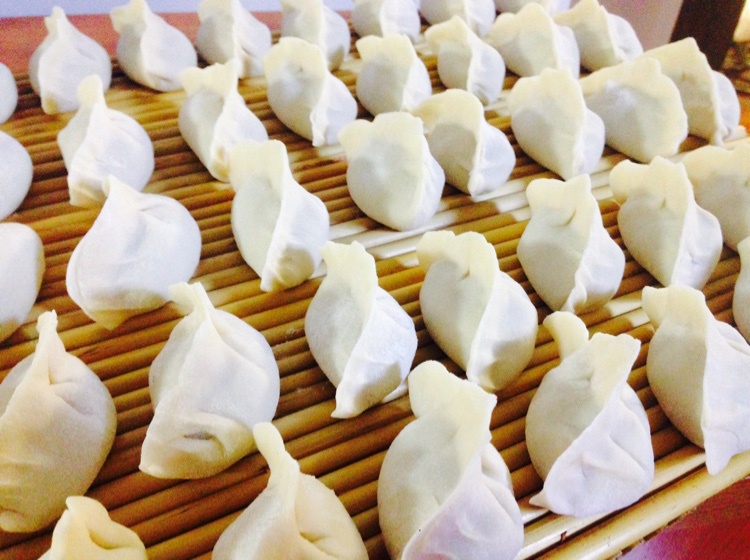 刺儿妈的围脖做的山东白菜肉三鲜水饺