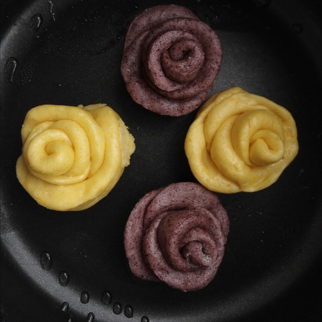 南瓜玫瑰花馒头