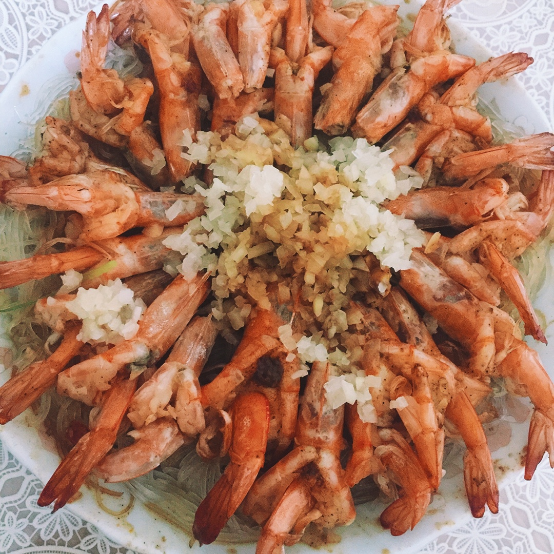 蒜蓉粉丝蒸虾