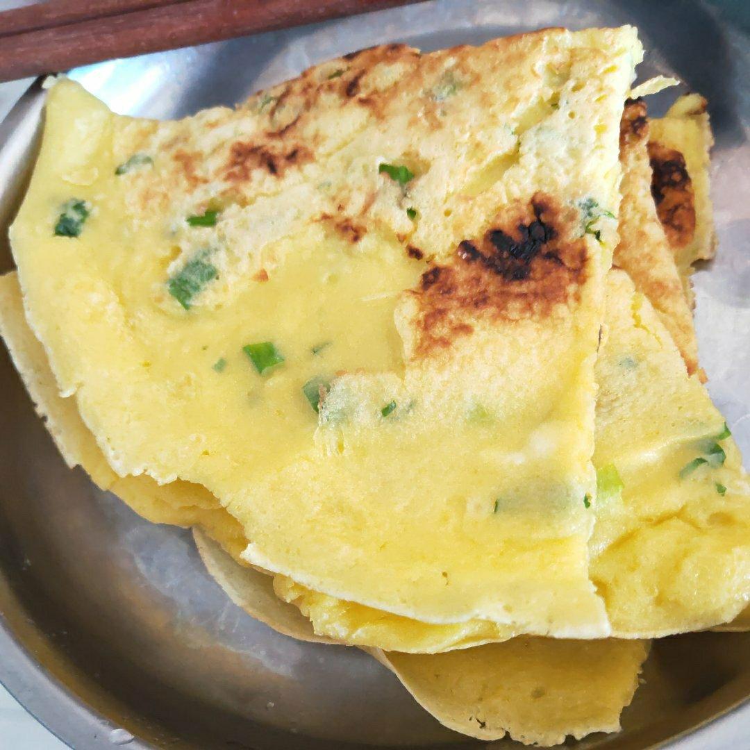 快速早餐鸡蛋葱花饼