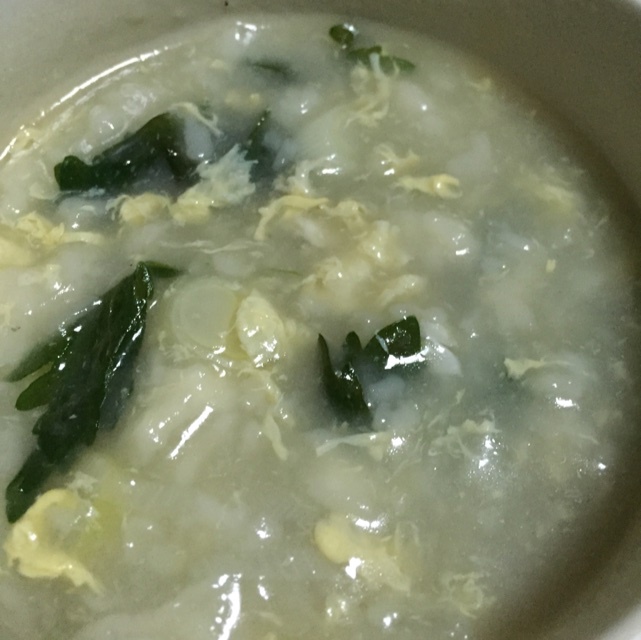 青菜鸡蛋面疙瘩汤