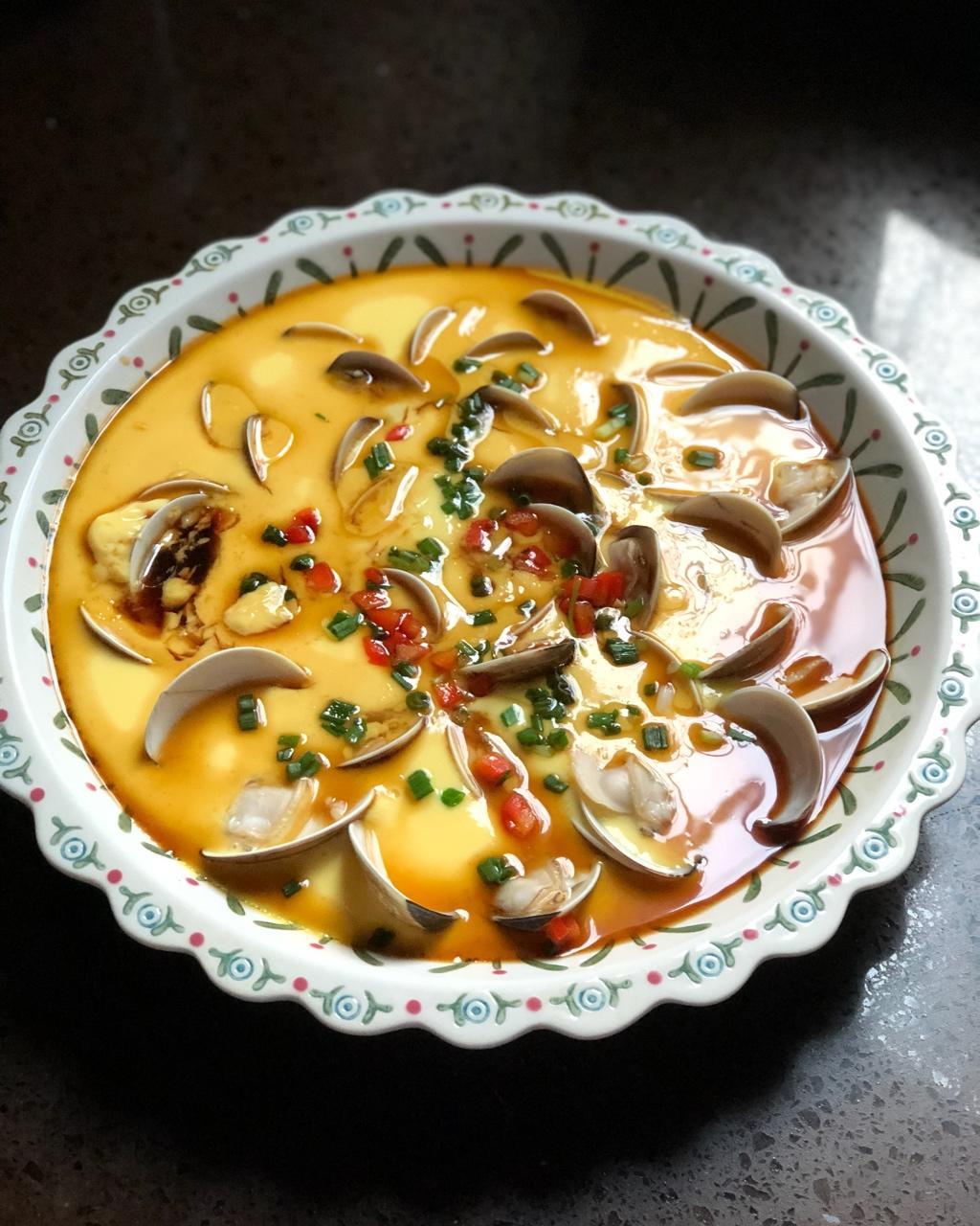 i-wen做的文蛤蒸蛋