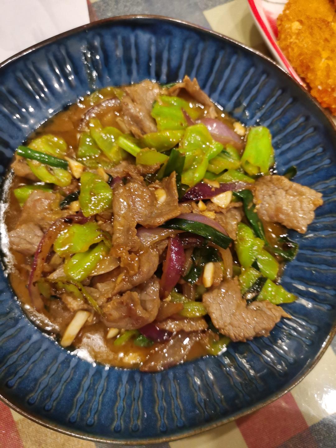 青椒炒牛肉