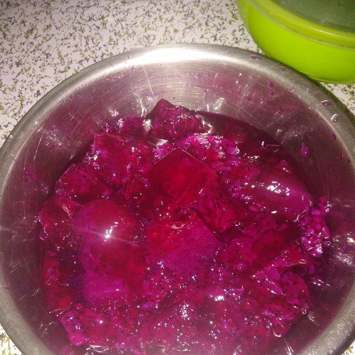 火龙果果冻（白凉粉版）