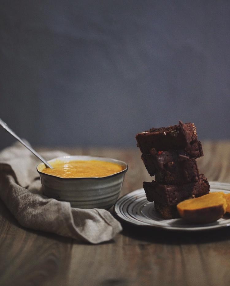 无油无糖低脂布朗尼！！整盘400多克的蛋糕热量不到500卡！！