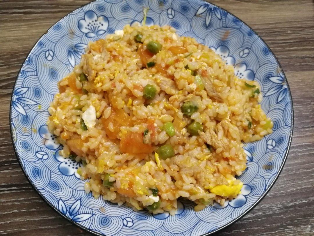 【番茄虾仁炒饭】