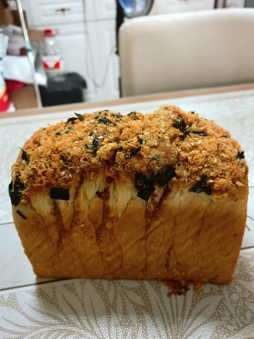 芋泥肉松吐司｜复刻网红面包店款式