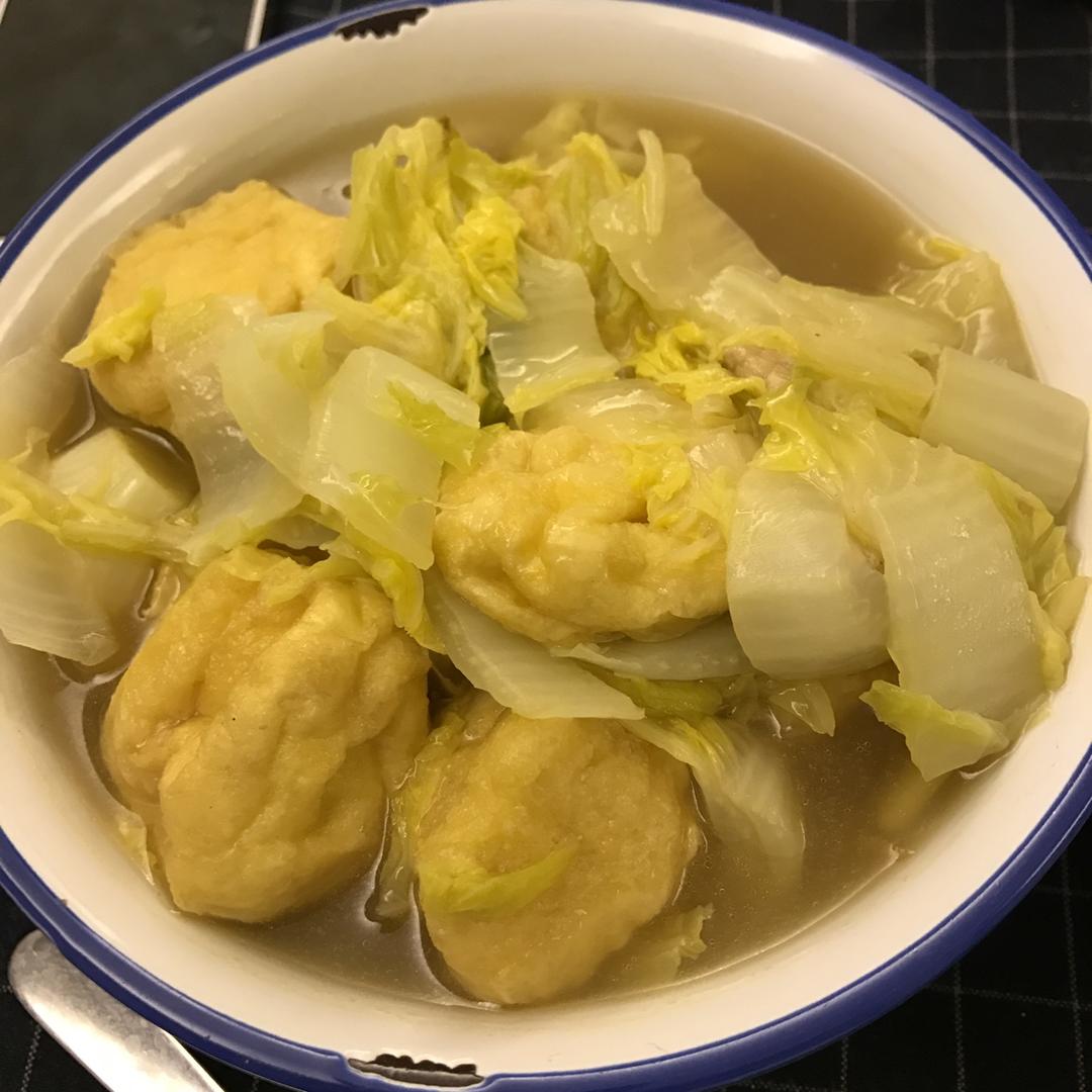 2017-02-27 19:57:30赞白菜炖豆泡大白菜或