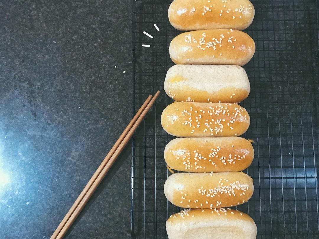 全麦热狗面包胚