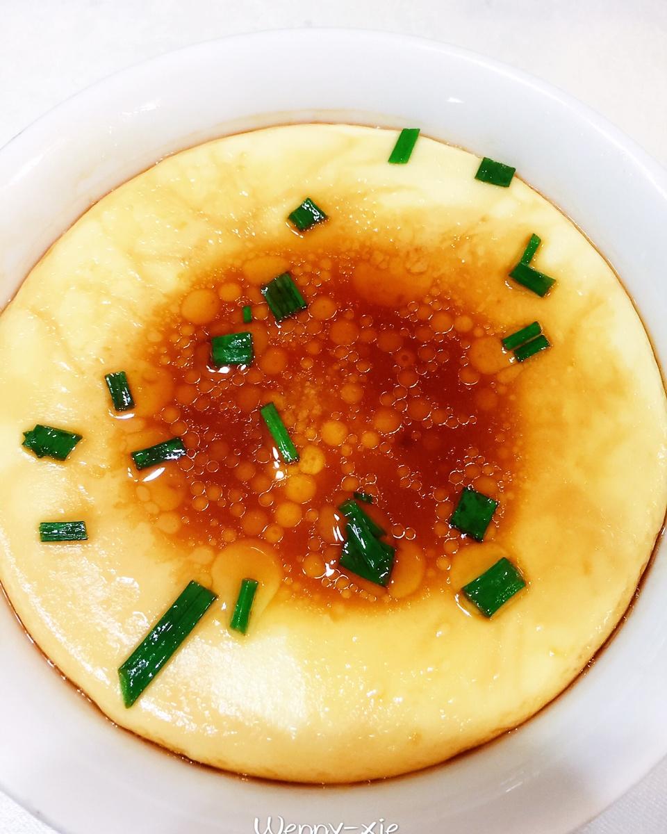 wenny-xie做的蒸蛋羹 steamed egg pudding