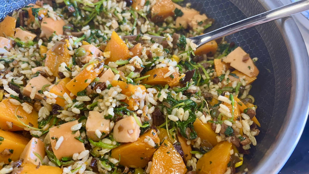 美味到不行的南瓜饭