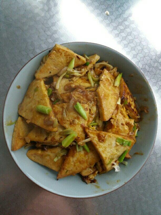 焖煎豆腐