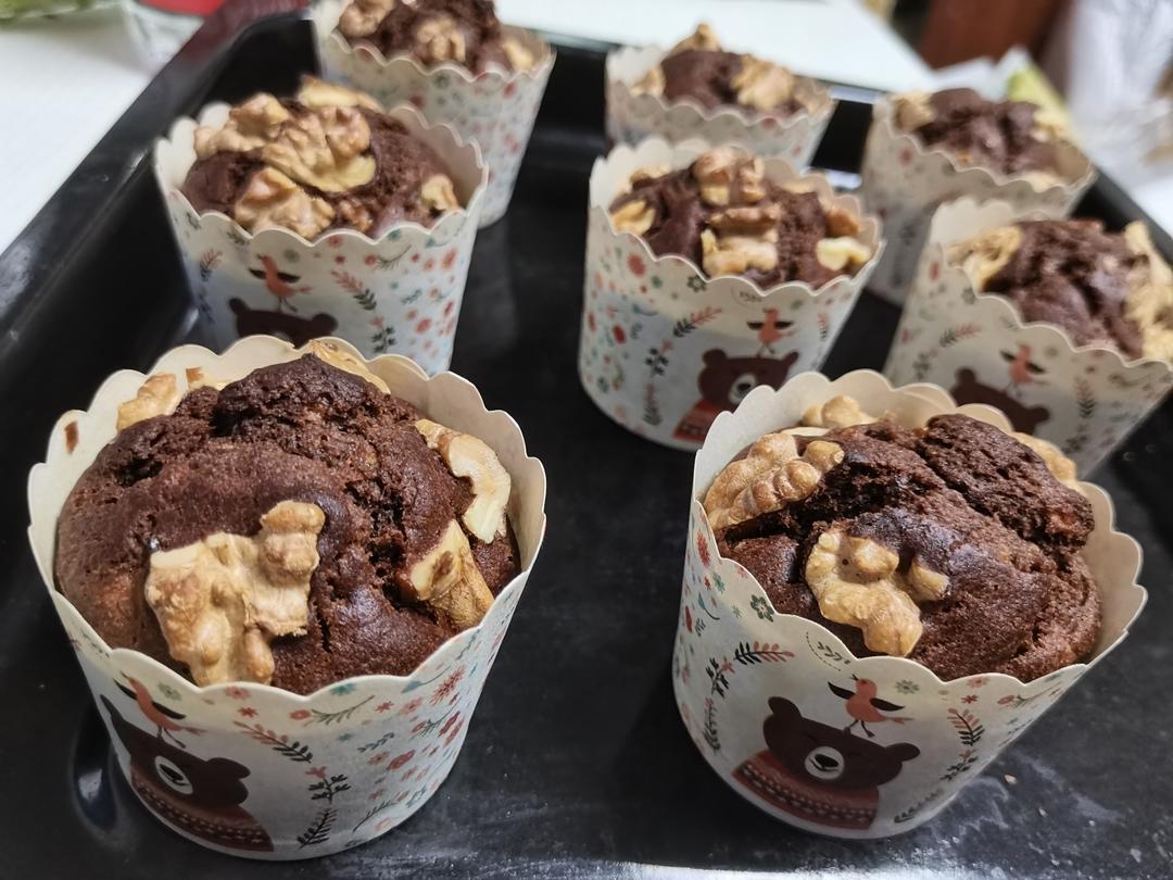 香蕉巧克力马芬