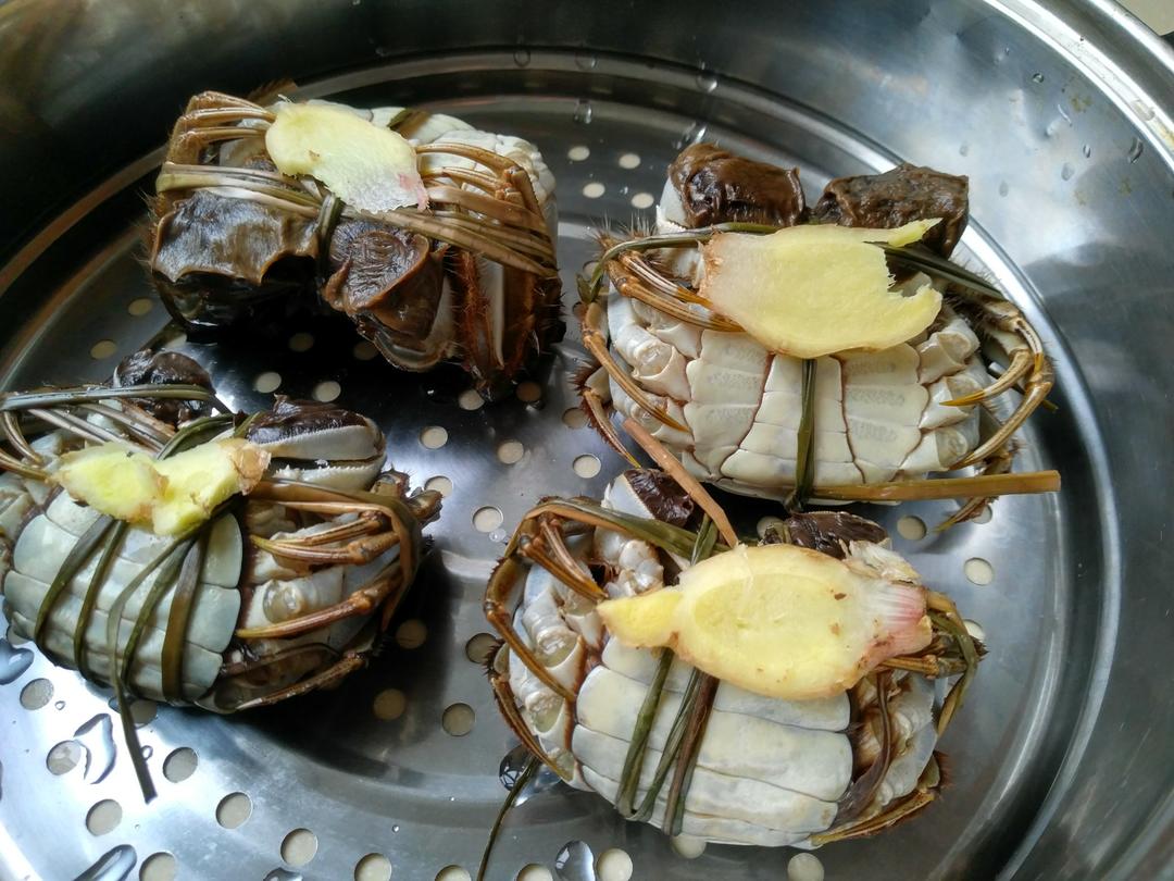 清蒸大闸蟹