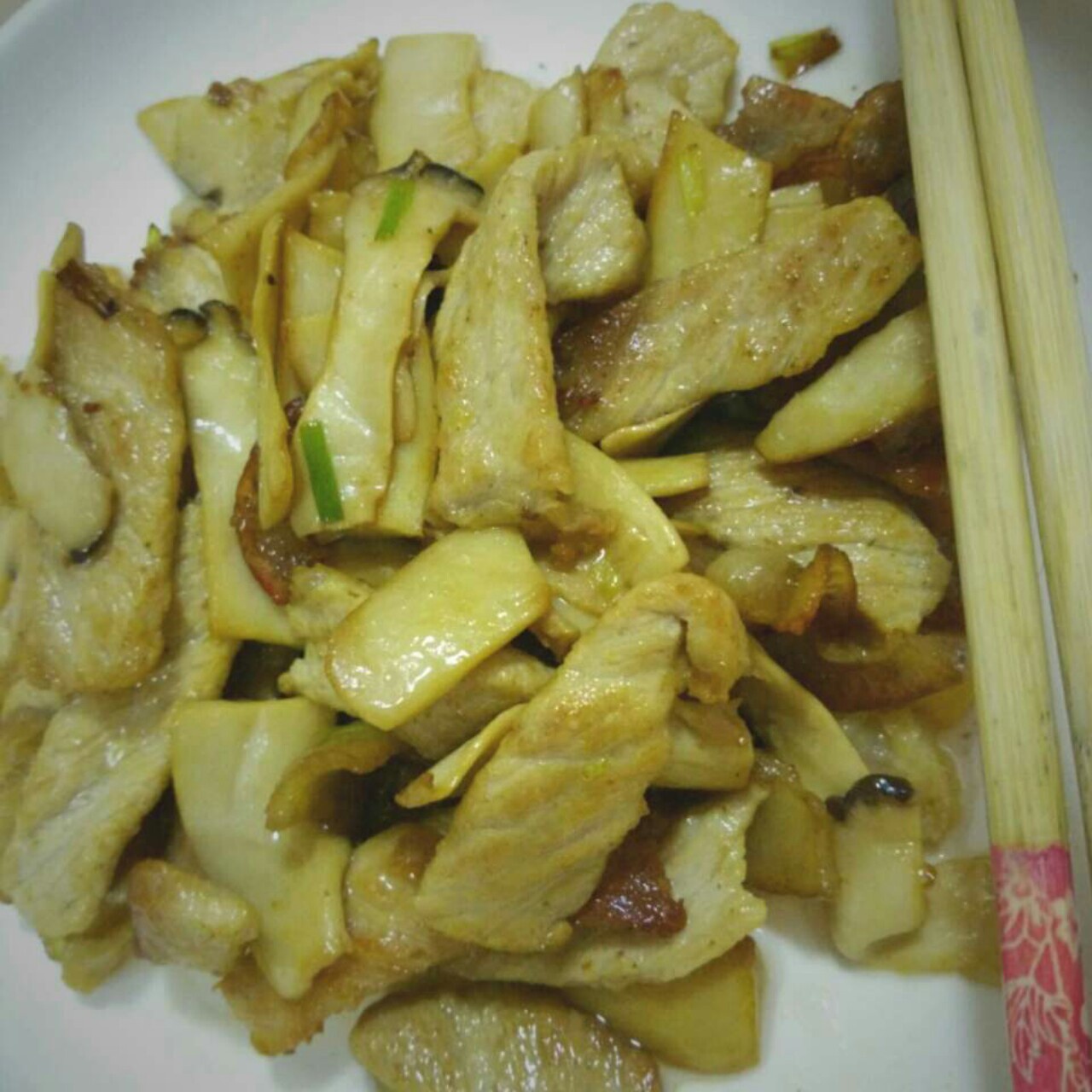 黑椒杏鲍菇牛肉粒