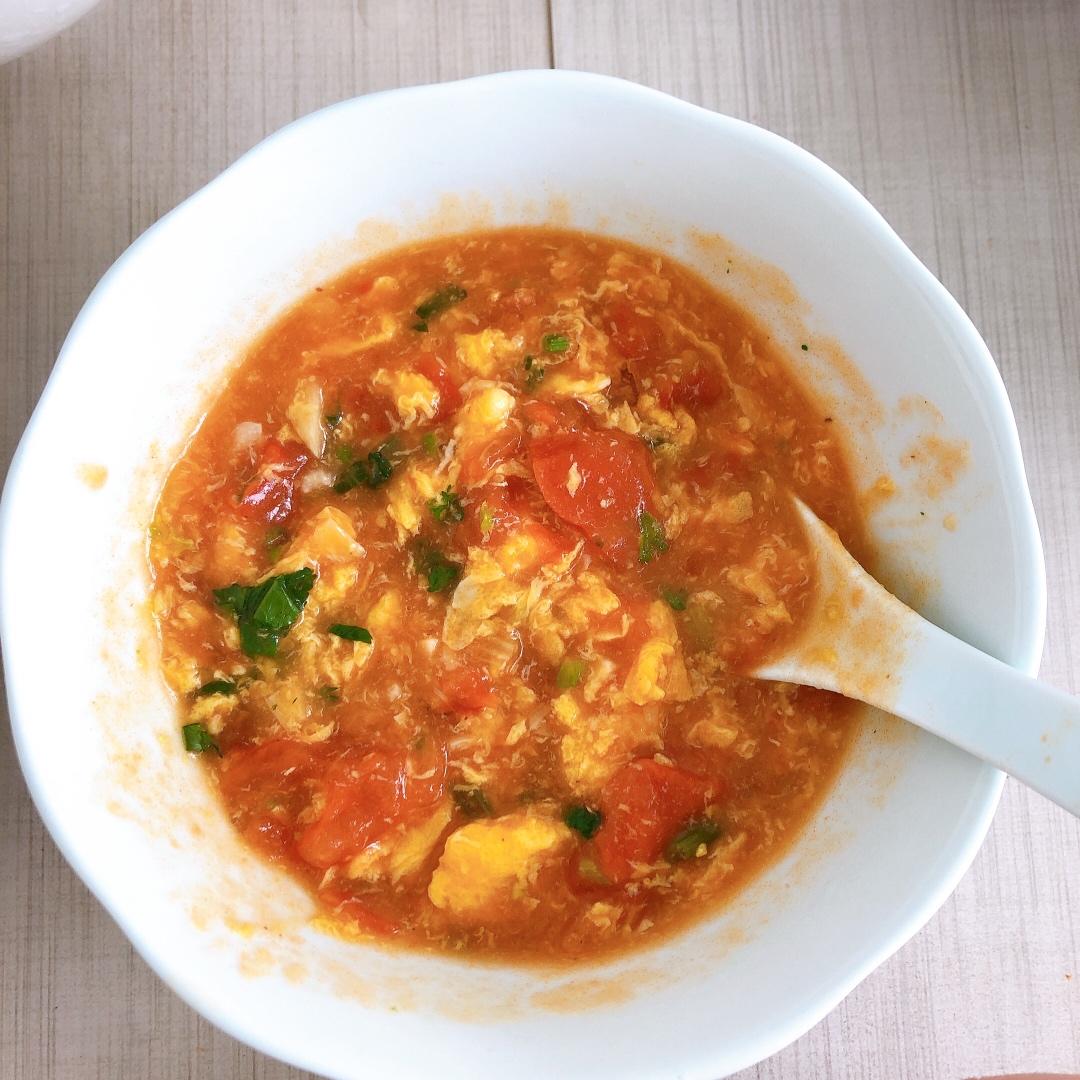 5分钟超好吃的番茄鸡蛋火腿烩饭