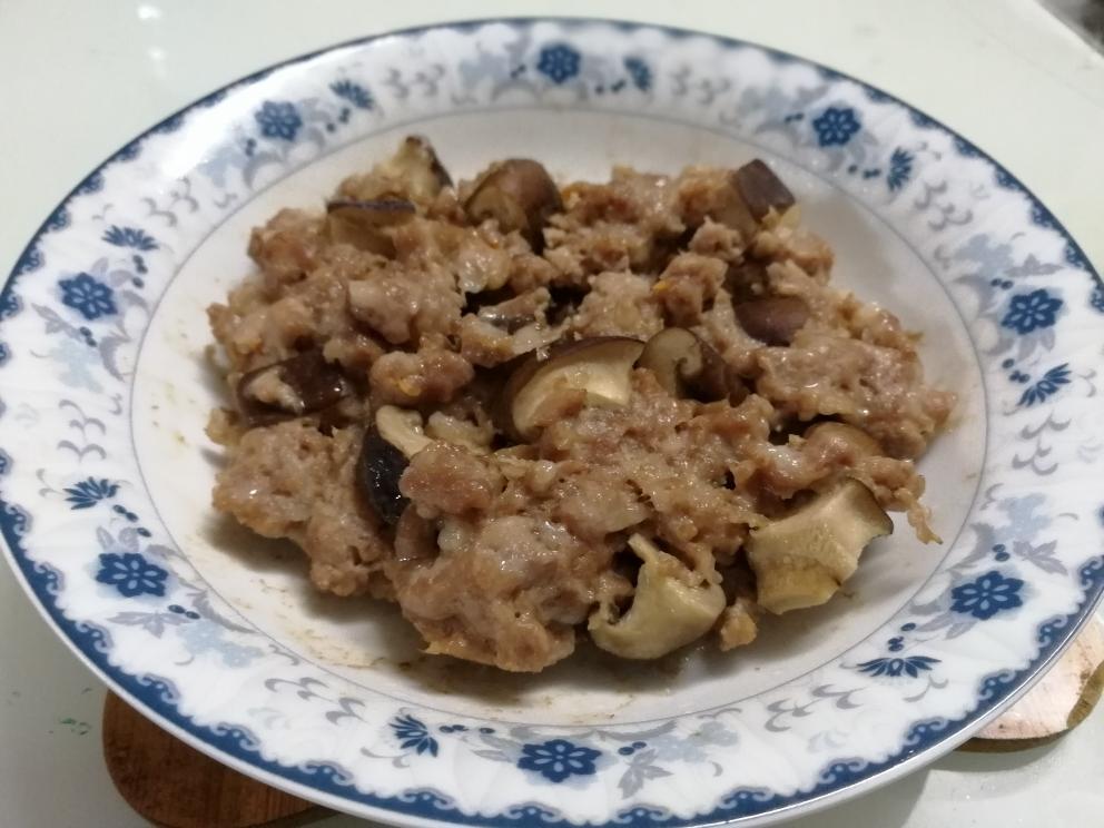 香菇蒸肉饼