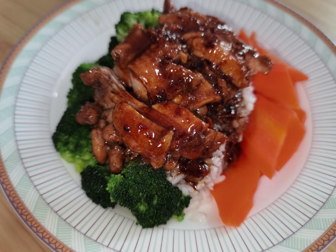 照烧鸡腿饭
