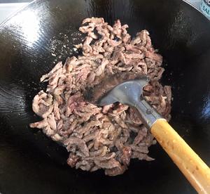野芹菜炒牛肉（鲜嫩）的做法 步骤8