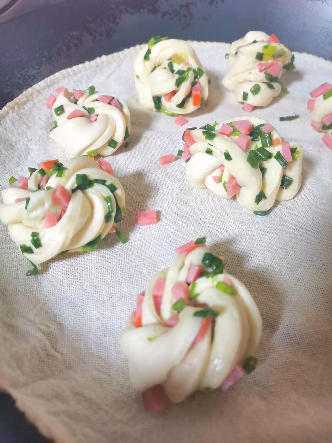 💯学会可摆摊㊙️葱花卷的另外两种造型做法