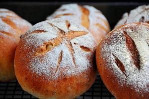 亚麻籽松子面包的做法 步骤9