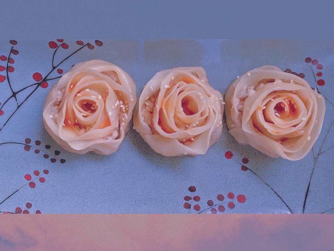 玫瑰花饺子