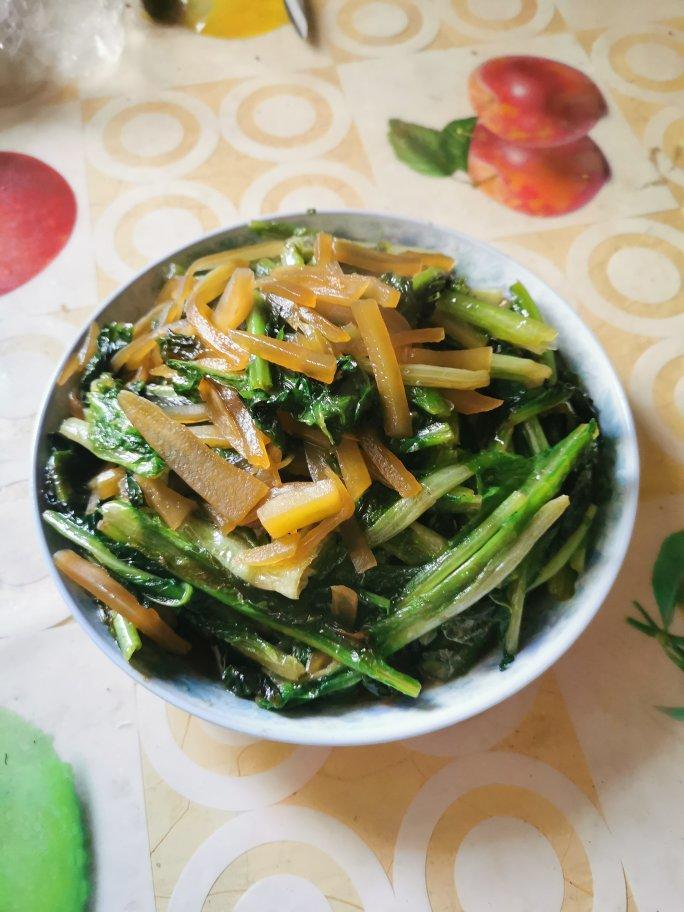 清炒莴笋叶