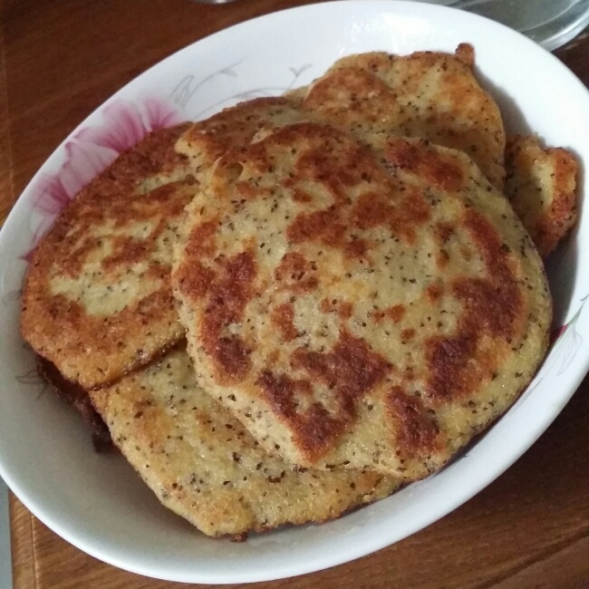 瞿善善做的豆渣饼