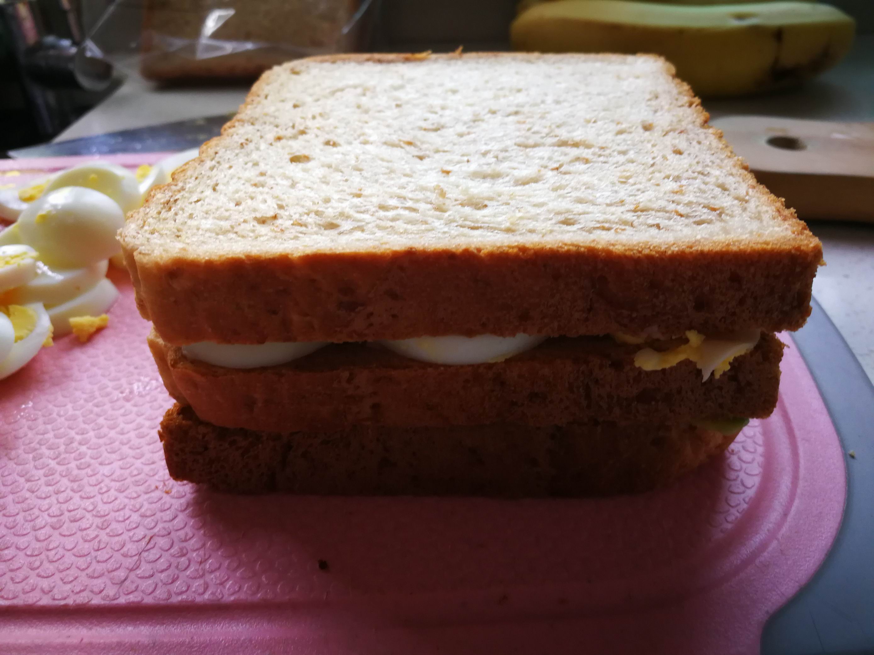 牛油果鸡蛋三明治的做法 步骤7