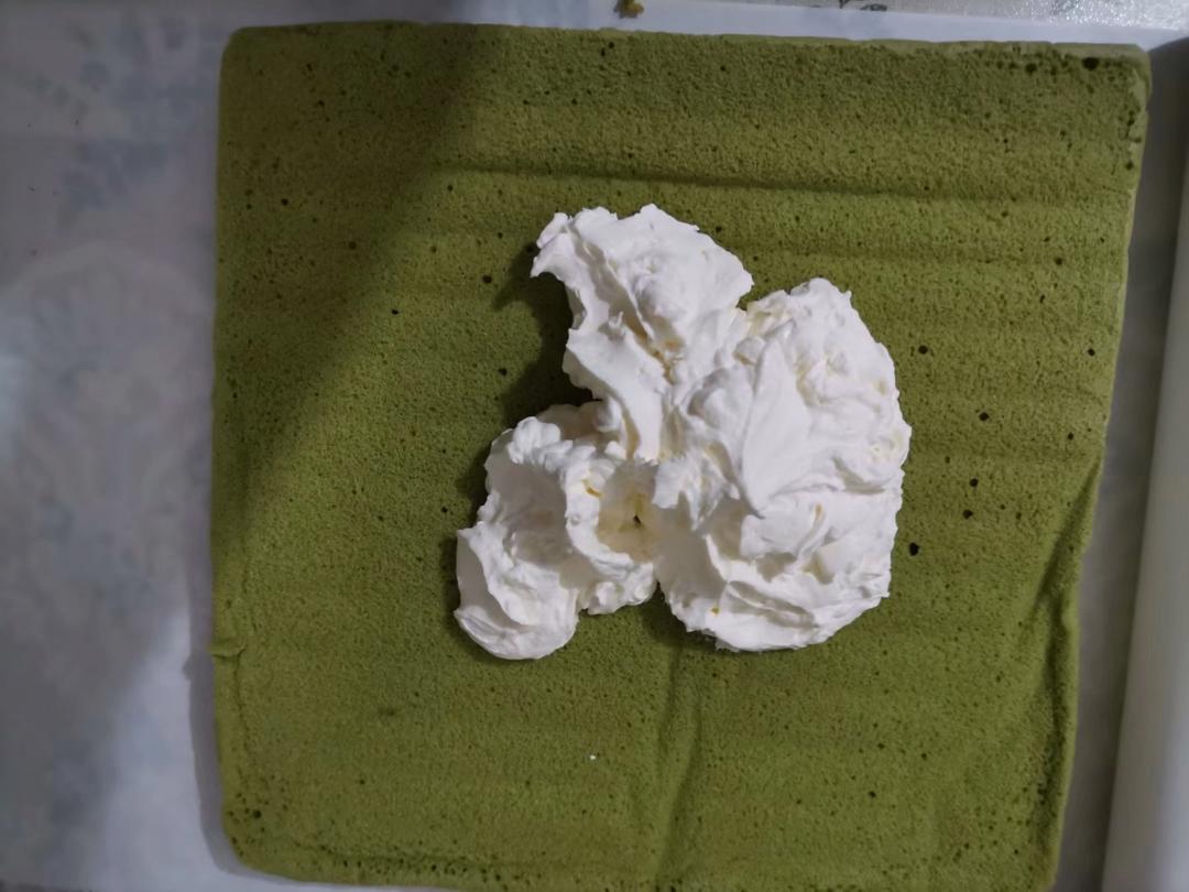 完美抹茶蜜豆蛋糕卷