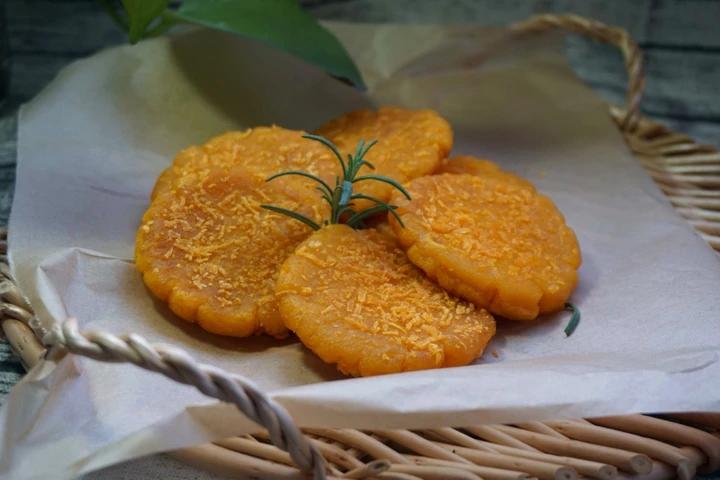 雪花南瓜饼