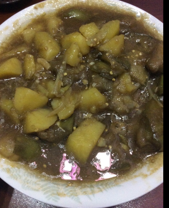 红烧茄子土豆