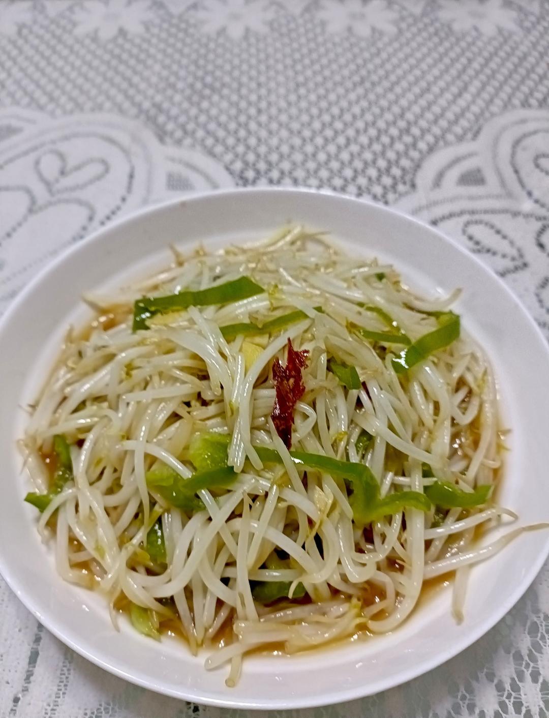 爆炒绿豆芽