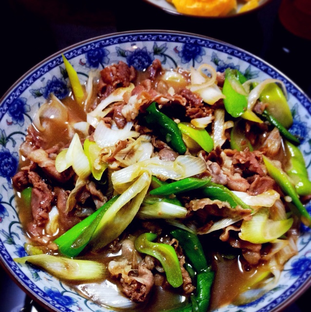 葱爆羊肉