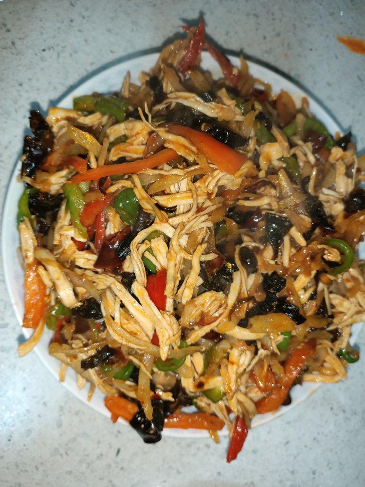 麻辣鸡丝￨吃不胖超级过瘾