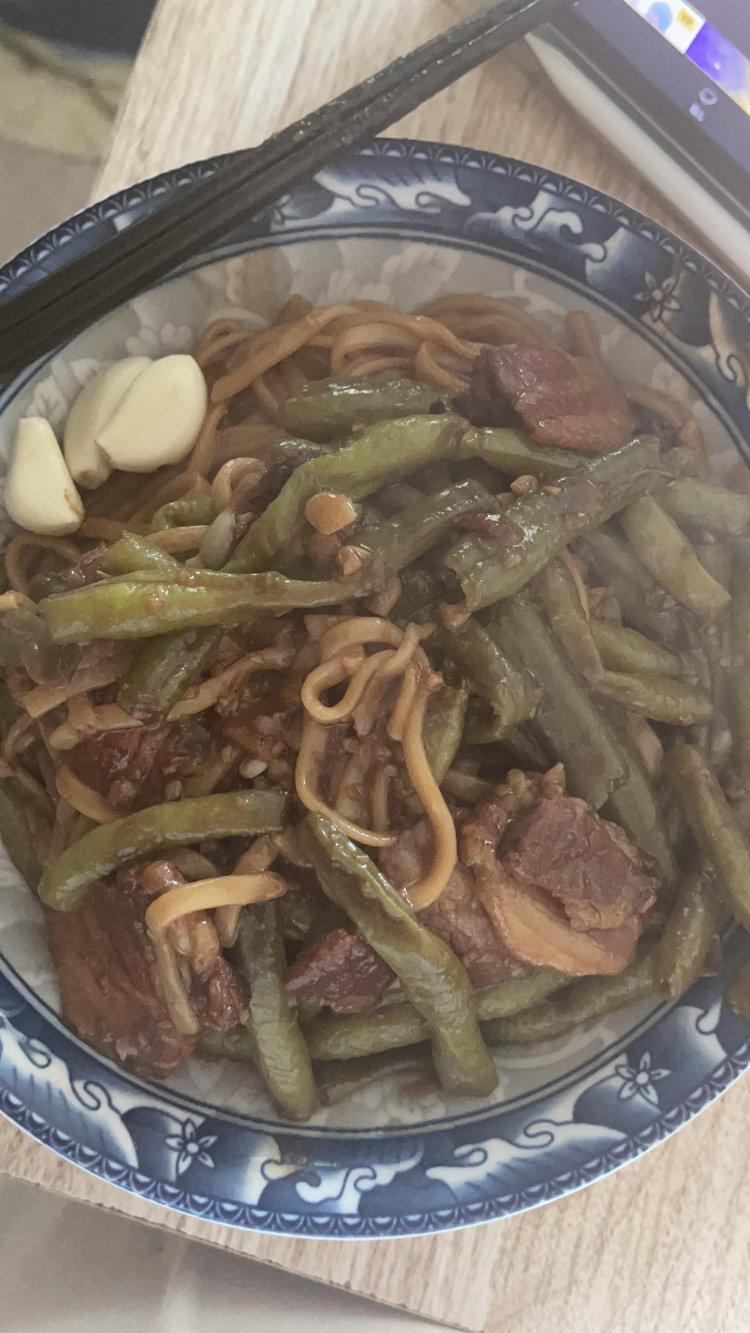 家常豆角焖面