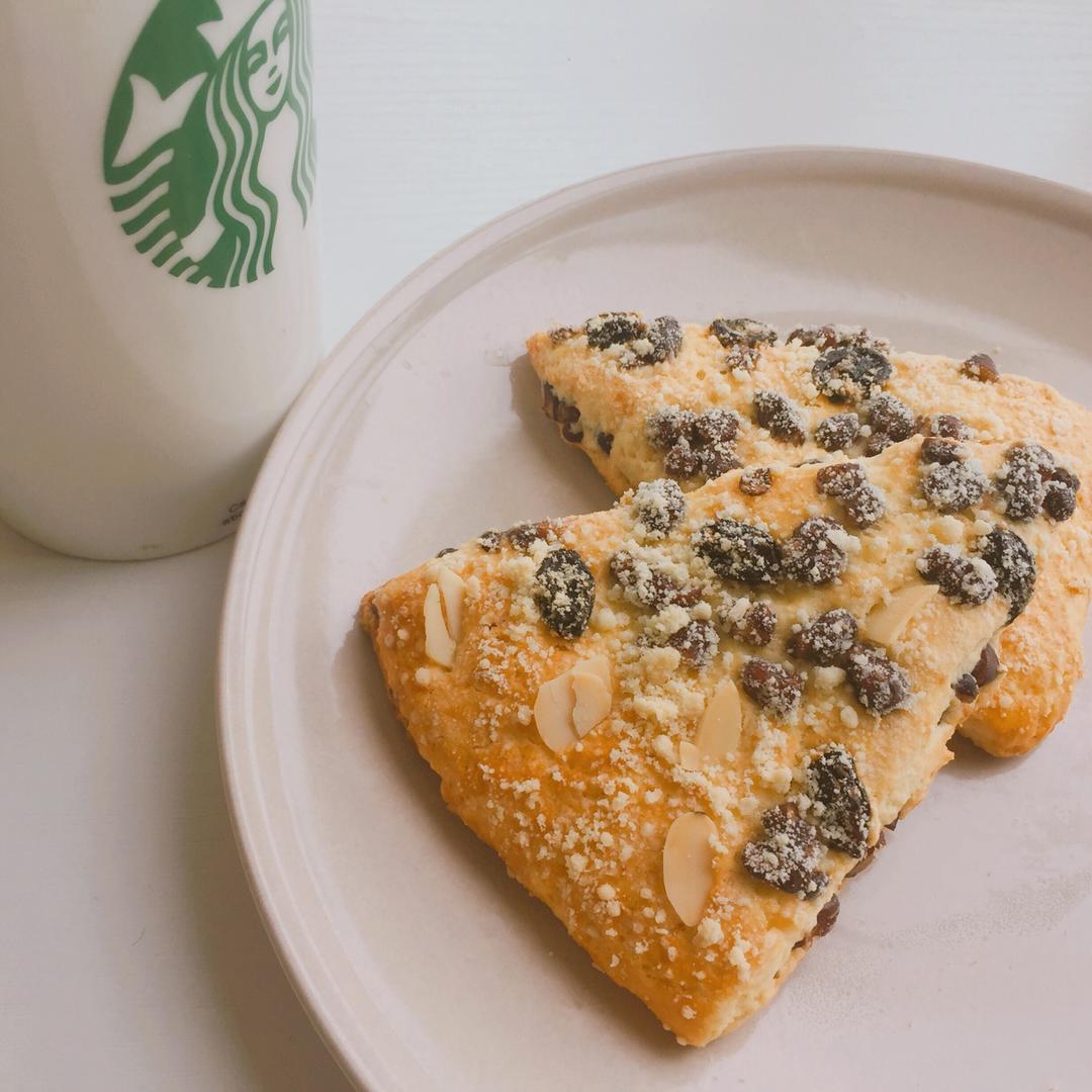 仿星巴克 蜜红豆司康