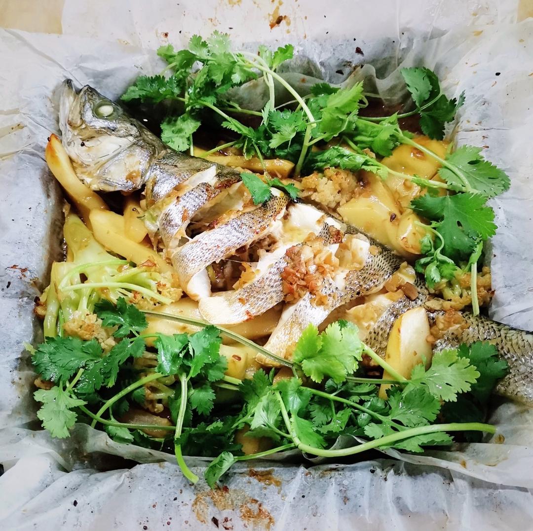 家庭版纸包鱼