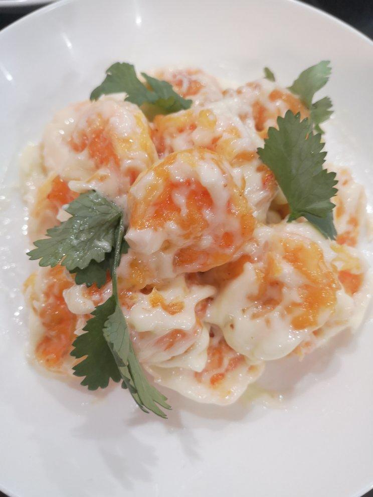 柏悦平替版芥末虾球