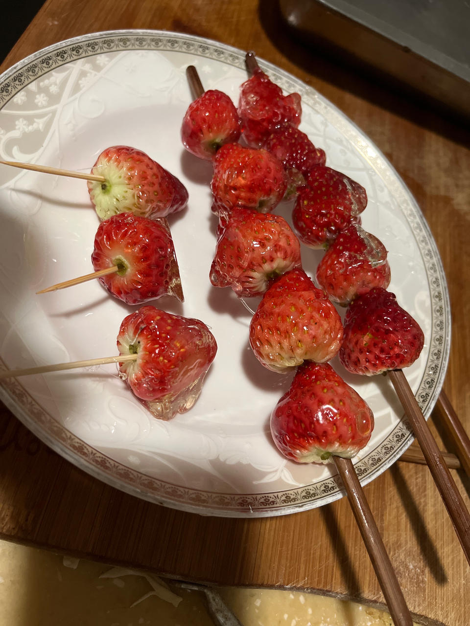 【草莓冰糖葫芦➕糖画】一份材料get两样技能！！！