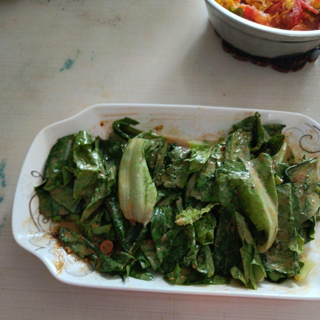 每次做都光盘的麻酱油麦菜
