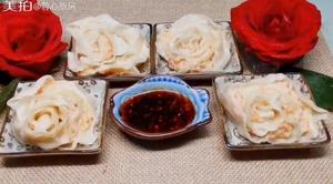 momscook~虾肉饺子花~盛放的玫瑰的做法 步骤8