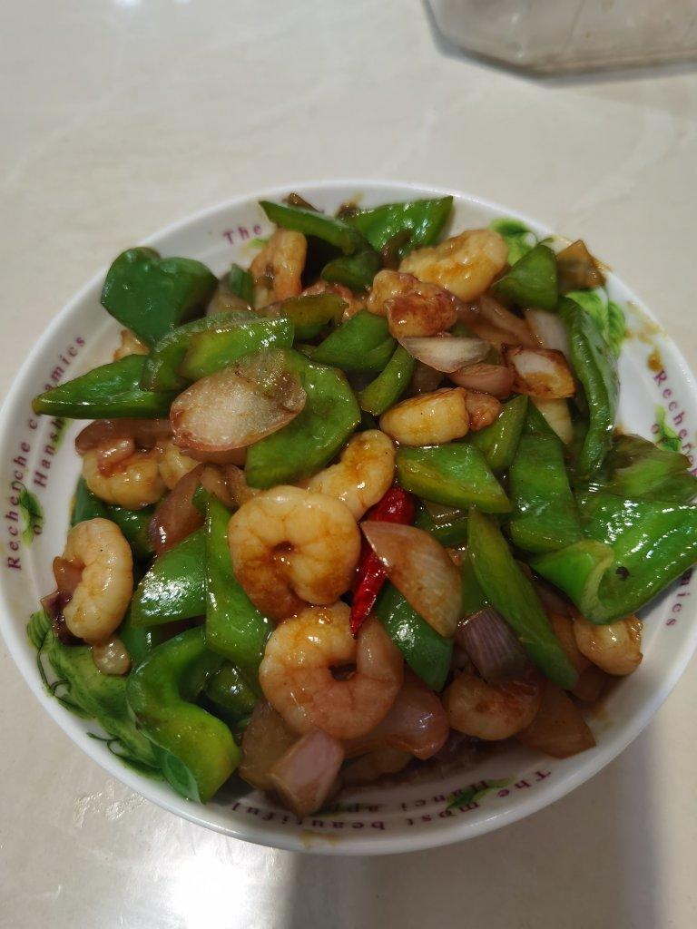 青椒虾仁