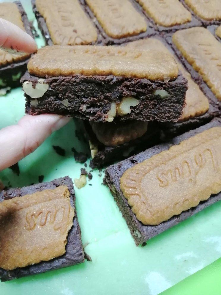 ㊙️巧克力控必入‼️零失误的焦糖饼干布朗尼‼️