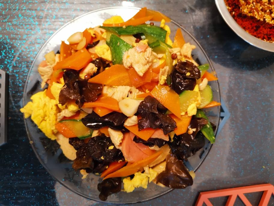 木须肉（低脂鸡肉版）的做法