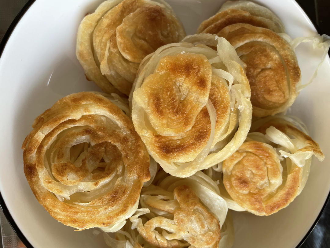外酥里软层次分明的盘丝饼 金丝饼 草帽饼 味道媲美早餐店 附细节视频详解