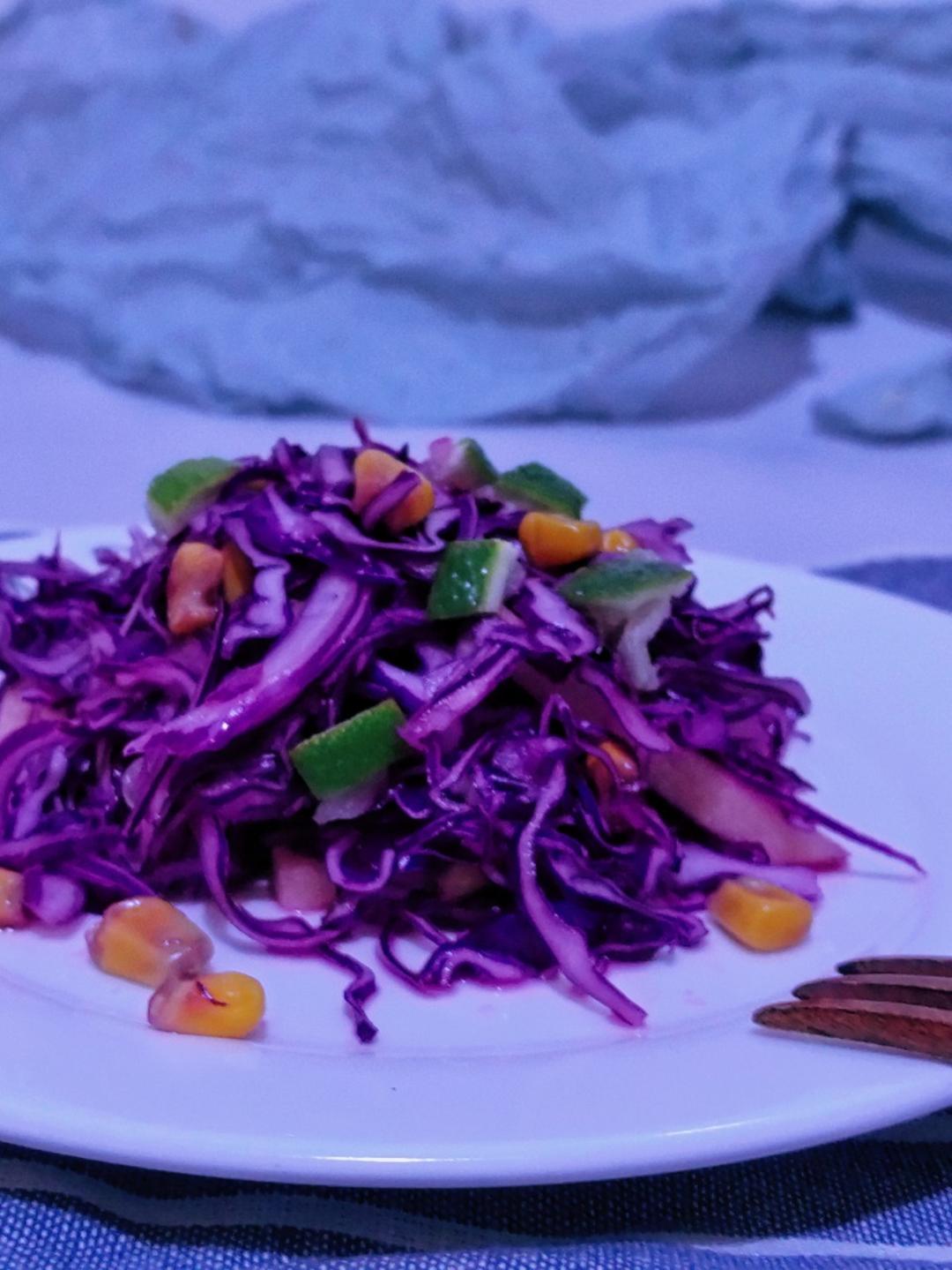 照烧鸡腿西瓜沙拉-真的不是黑暗料理