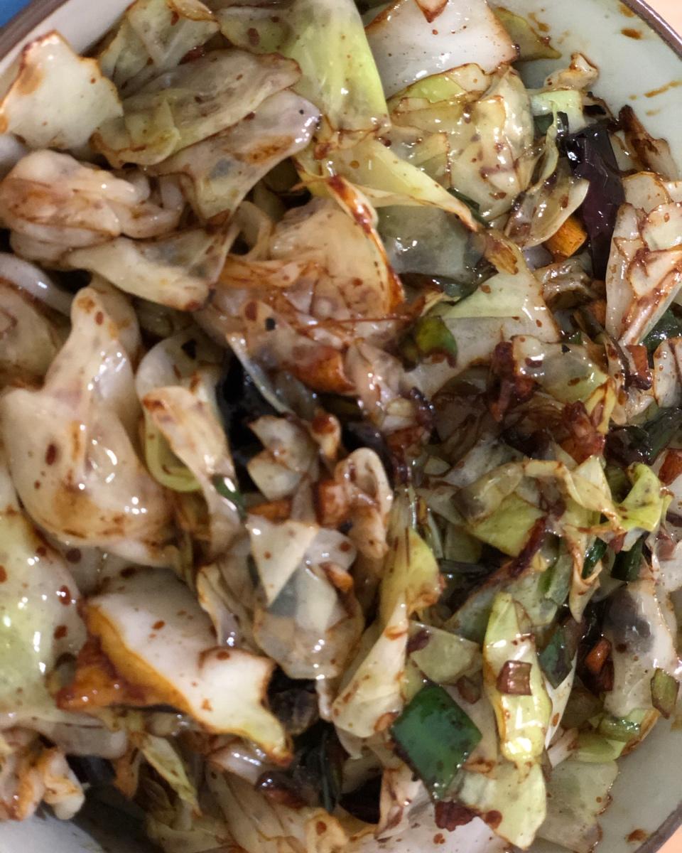在家炒出街头小馆风味的炝炒圆白菜