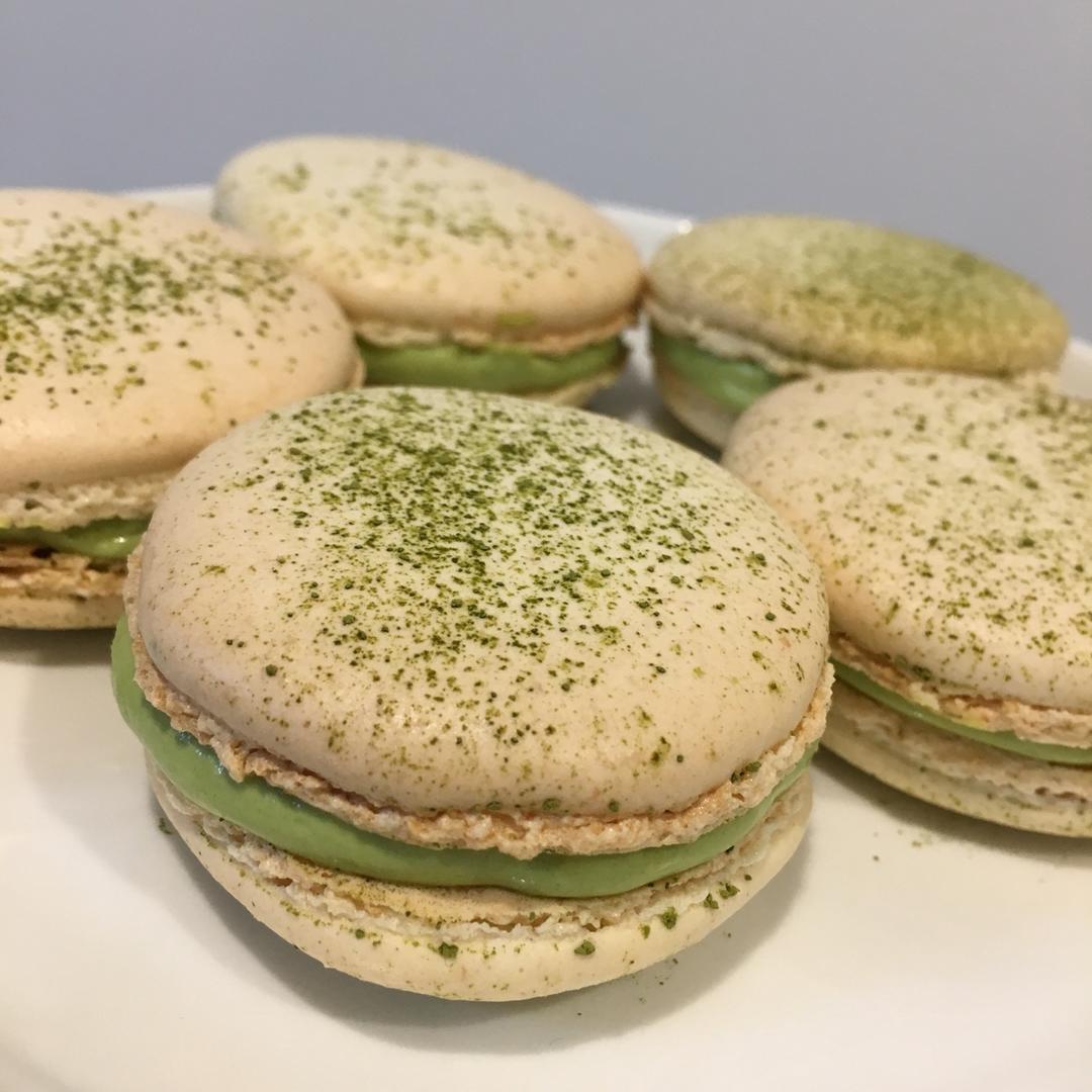 【视频】抹茶意式马卡龙